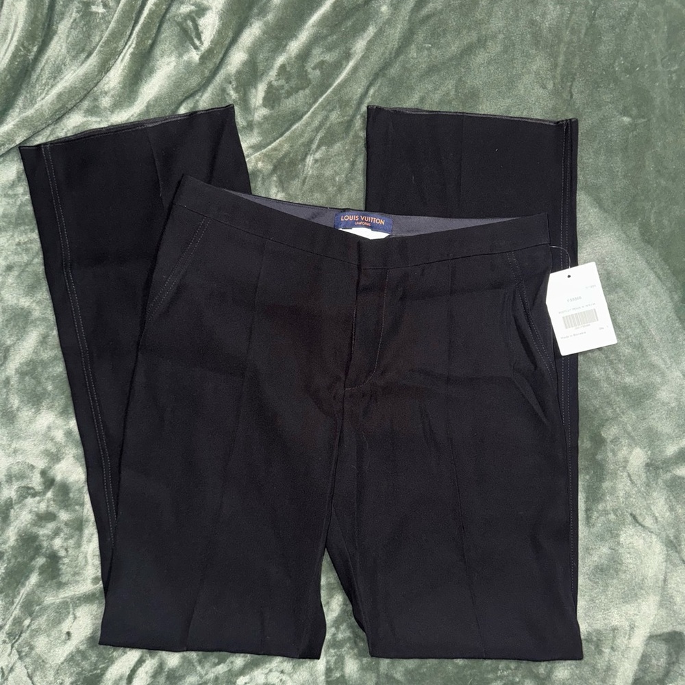 Louis Vuitton Black Uniform Trousers